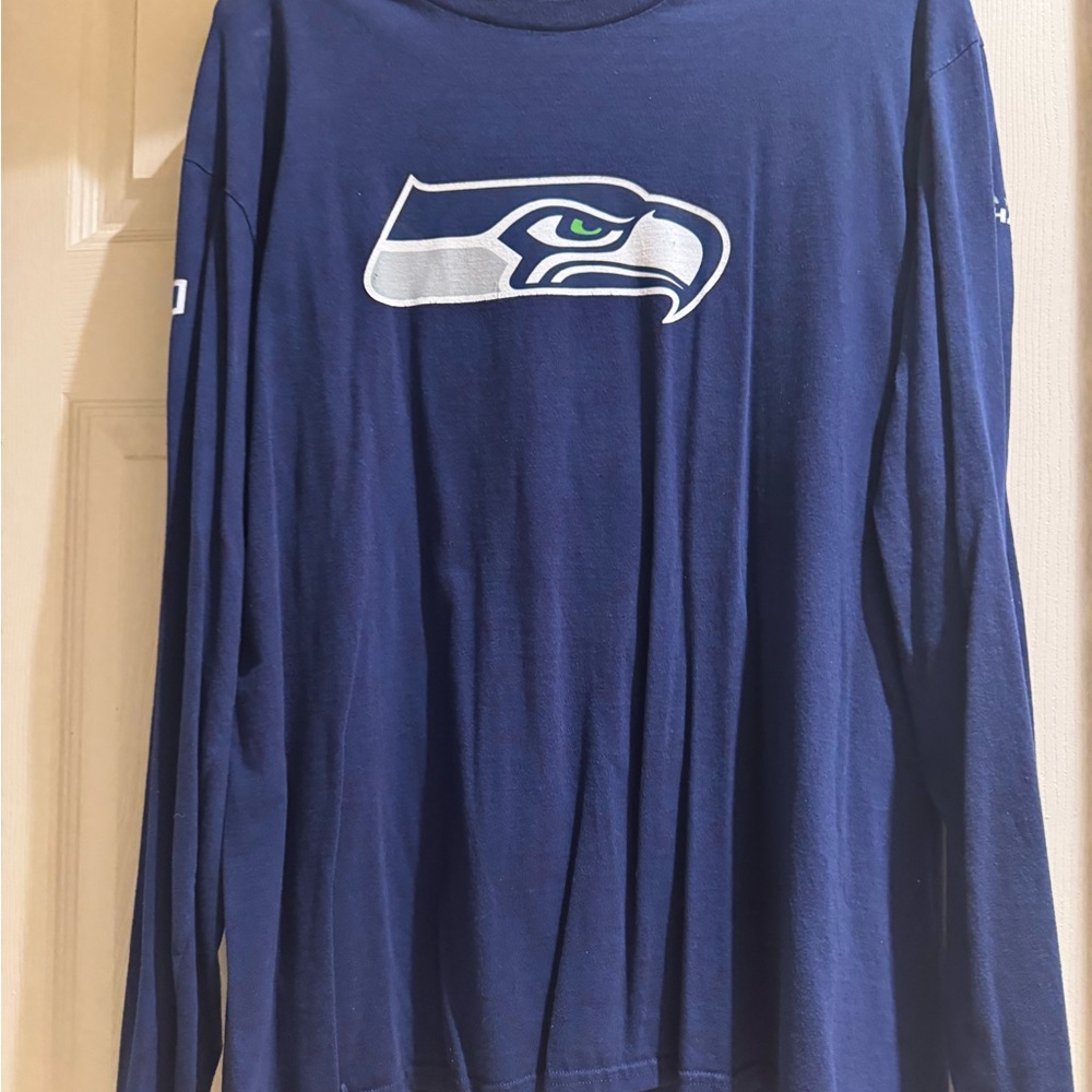 Fanatics Blue Long Sleeve Tee